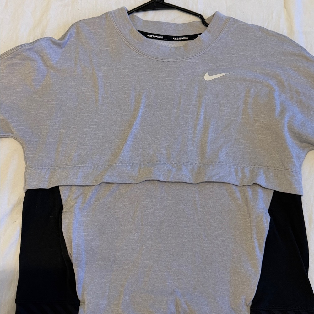 Nike Dri-FIT Gray Running Top